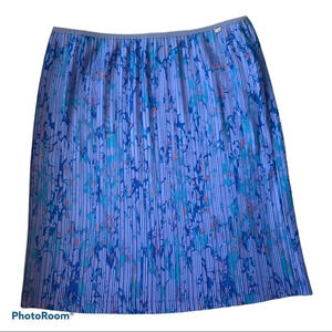 Nike blue pleated floral golf skirt size M